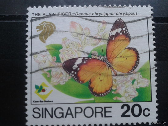 Сингапур, 1993. Бабочка монарх