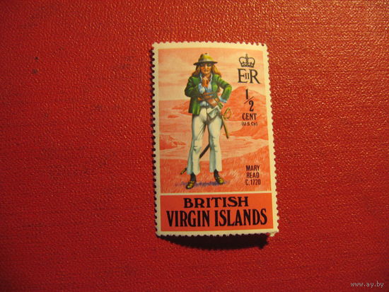 Марки Мэри Рид (пираты 17-18 веков) 1970 год Британские Виргинские острова