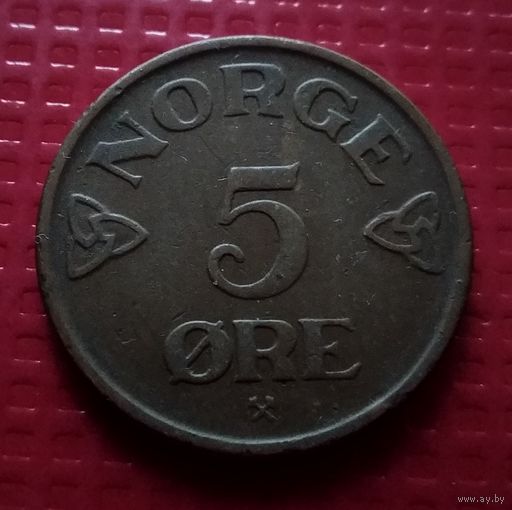 Норвегия 5 эре 1953 г. #40335