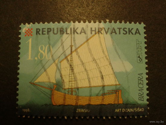 Хорватия 1998г. корабли