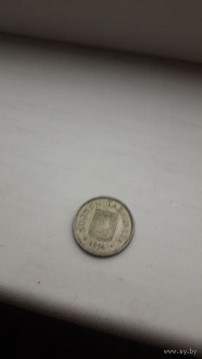 ФИНЛЯНДИЯ 100 марок 1956 год/ серебро/