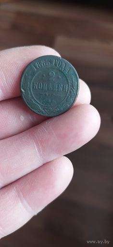 2 коп 1883 г - нечастая монетка