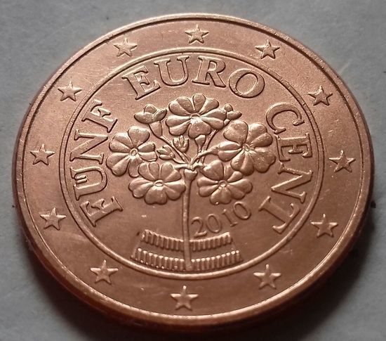 5 евроцентов, Австрия 2010 г., AU