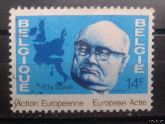 Бельгия 1978 Карта Зап. Европы, политик