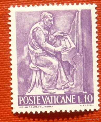 Ватикан. Стандарт. ( 1 марка ) 1966 года. 6-14.