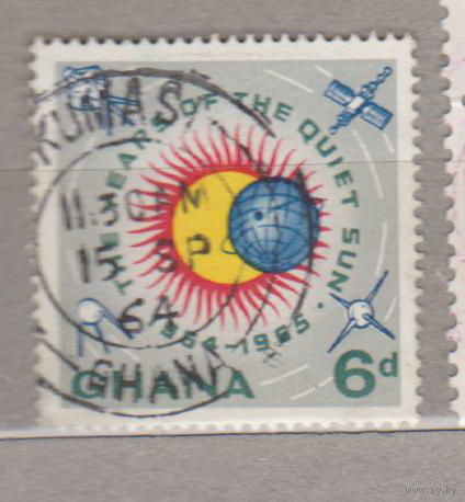 Космос Международный Тихий Солнечный Гана 1964 год лот 2