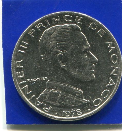 Монако 1 франк 1978