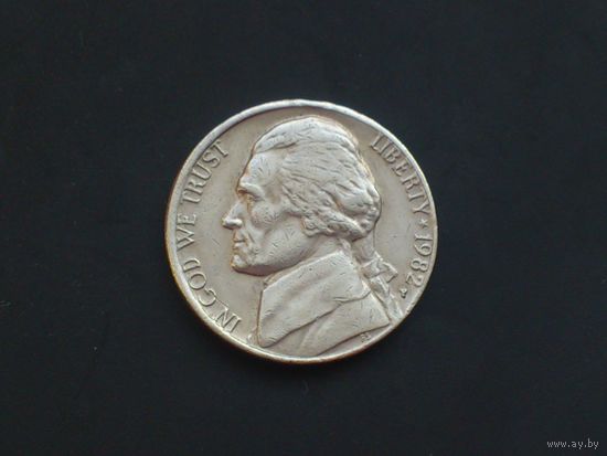 5 центов США 1982 г