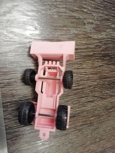 Машинка трактор резина резиновый СССР игрушка мягкая пластмасса