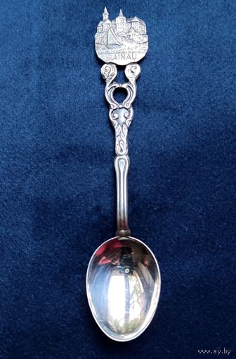 Ложка сувенирная кофейная "Mainau", серебро, 1шт
