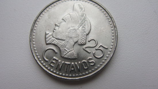 Гватемала 25 сентавос 1987