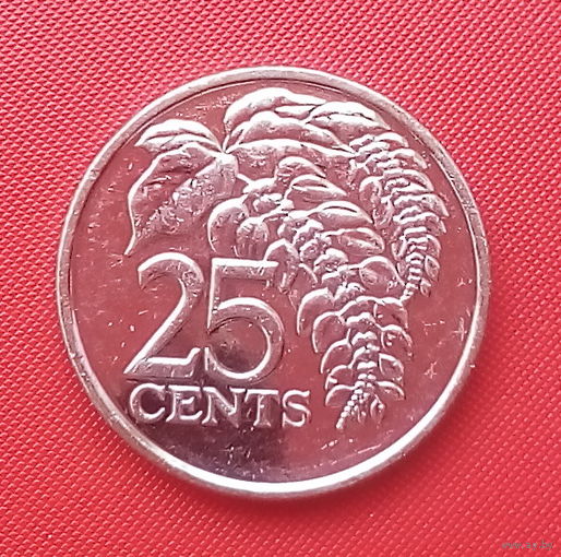 65-10 Тринидад и Тобаго, 25 центов 2014 г.