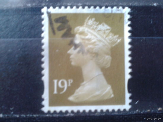 Англия 1993 Королева Елизавета 2  19 пенсов