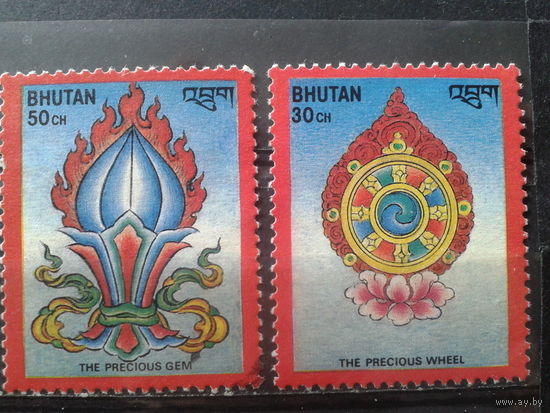 Бутан 1986 Буддизм, символика