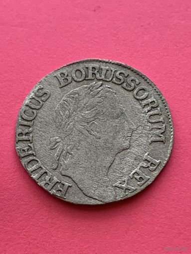 3 гроша 1782г. FRIDERICUS BORUSSORUM REX, MONETA ARGENT