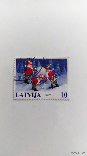 Латвия 1998. Новый год. Рождество