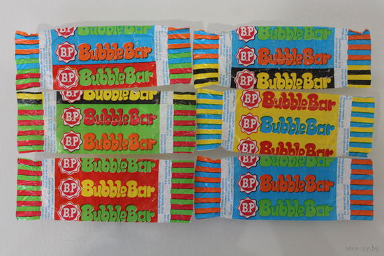 Обертки от конфет из 90-х Bubble Bar