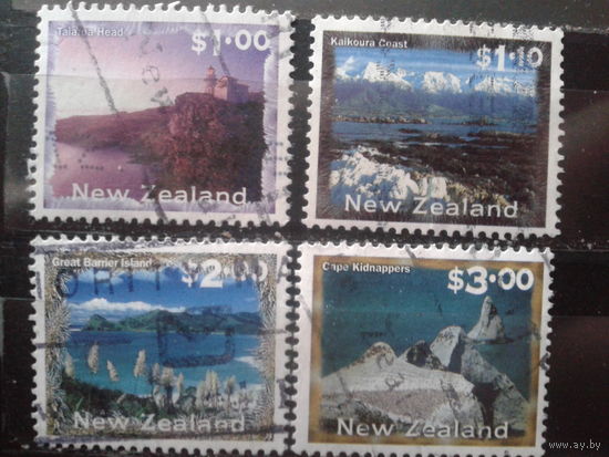Новая Зеландия 2000 Стандарт, ландшафты Полная Серия Михель-7,0 евро гаш