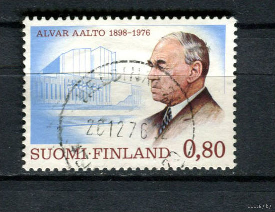 Финляндия - 1976 - Алвар Аалто - архитектор - [Mi. 796] - полная серия - 1 марка. Гашеная.  (Лот 165AV)