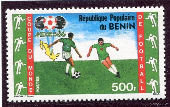 Бенин. Чемпионат мира по футболу. Мексика-86