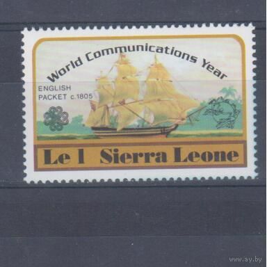 [1031] Сьерра-Леоне 1983. Корабли,парусники.