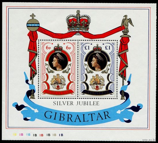 Гибралтар 1977. Серебряный юбилей Елизаветы II