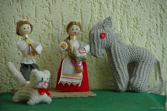 Белорусский сувенир + котик+ ослик