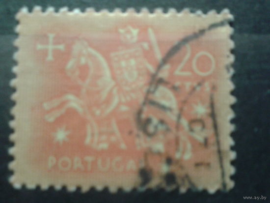 Португалия 1953 стандарт, рыцарь 20 с