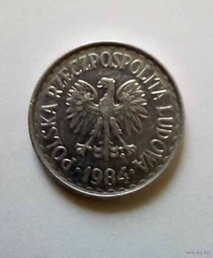 Польша 1 злотый 1984 г (2)