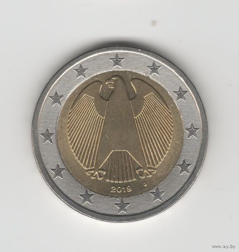 2 евро Германия 2019 J Лот 7430