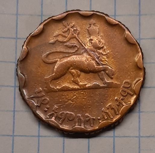 Эфиопия 25 центов 1944г.km36