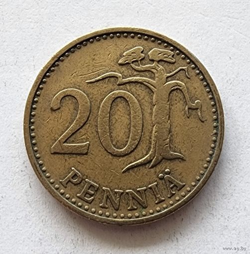 Финляндия 20 пенни, 1963