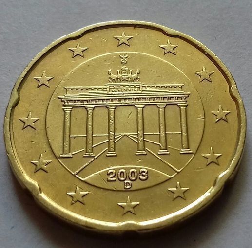 20 евроцентов, Германия 2003 D