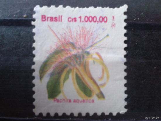 Бразилия 1992 Стандарт, цветы 1000,00