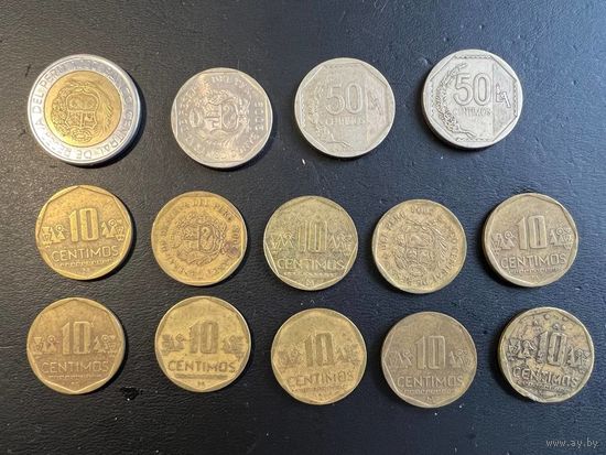 Лот монет Перу