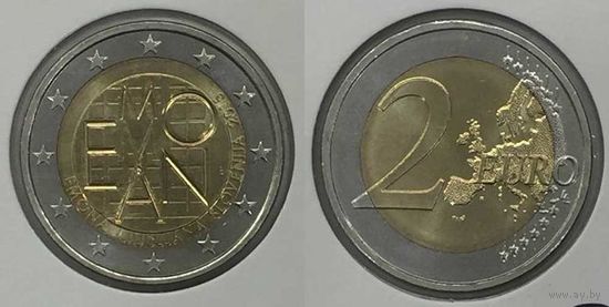 2 евро 2015 Словения "2000 лет римскому поселению Эмона" UNC