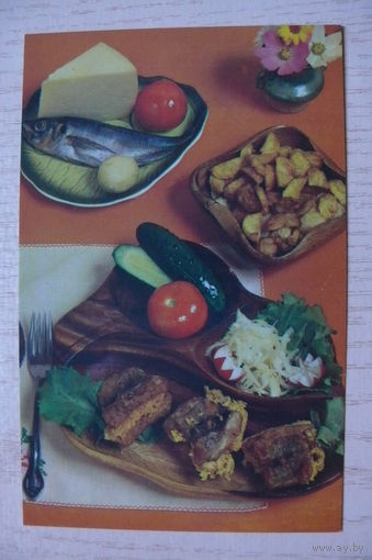 Рецепты, 1987; Скумбрия с сыром (9*14 см).