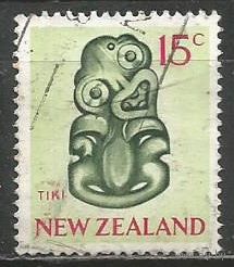 Новая Зеландия. Божество народа Маори. 1967г. Mi#465.