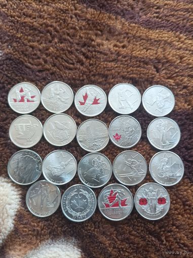 Набор монет Канады