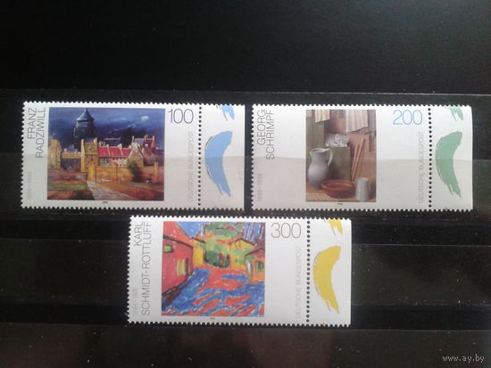 Германия 1995 Живопись** Михель-7,5 евро полная серия