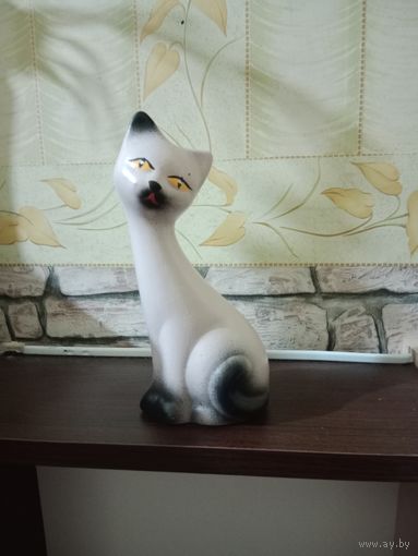 Статуэтка котик керамика