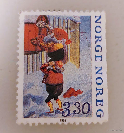 Норвегия 1992. Новый год. Рождество. Гномы