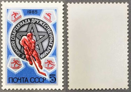 Марки СССР 1985г X Зимняя спартакиада (5524)