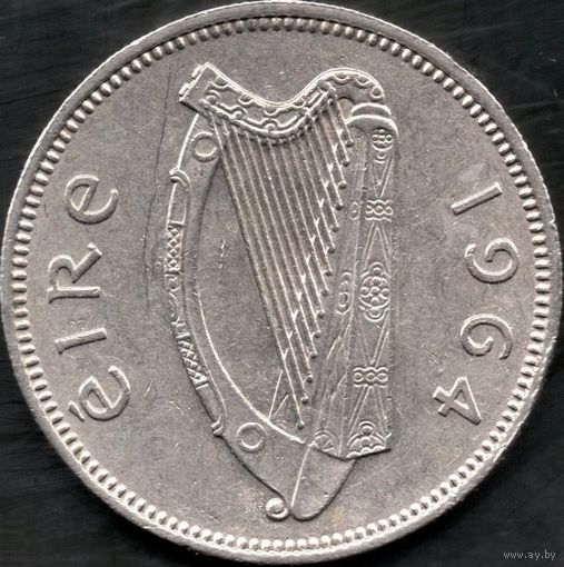 Ирландия 1 шиллинг 1964 г. КМ#14а (12-1)