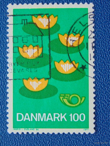 Дания 1977г. Флора.