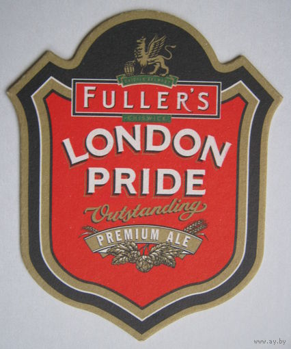 Подставка под пиво London Pride.