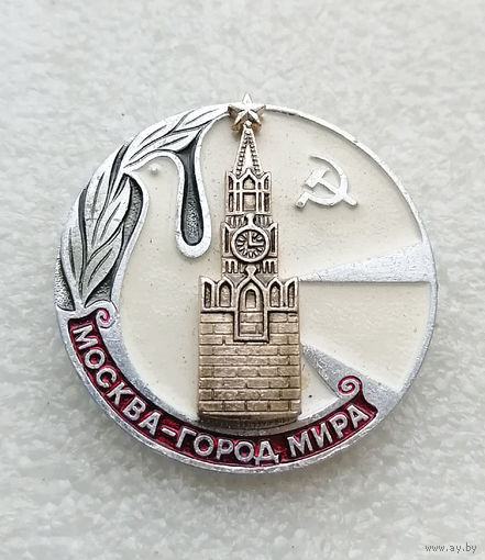 Москва - Город мира. Кремль. Голубь мира #3601-CР58