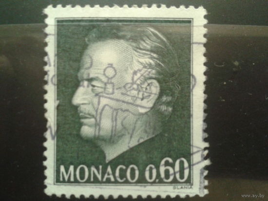 Монако 1974 князь Ренье 3 0,6фр Михель-0,8 евро гаш
