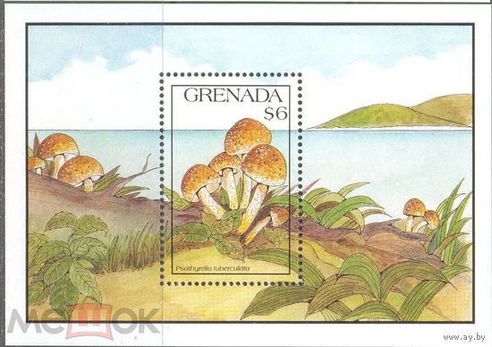 Гренада 1991 грибы флора  MNH