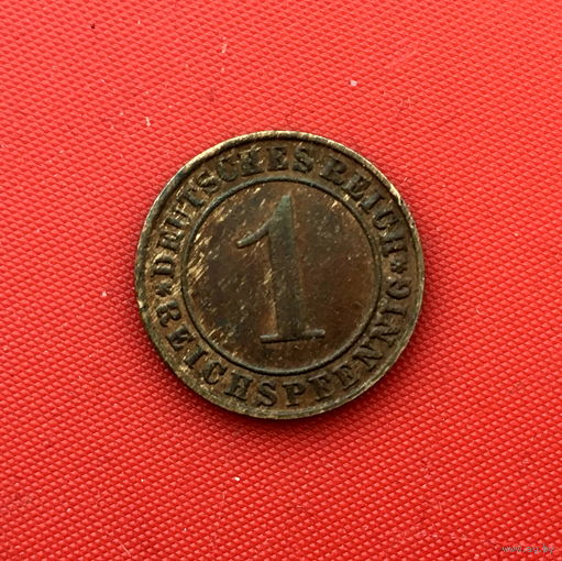 48-21 Германия, 1 рейхспфенниг 1934 г. (А) Единственное предложение монеты данного года на АУ
